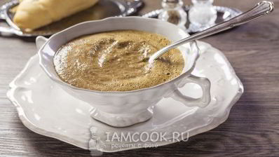 суп-пюре из куриной печени