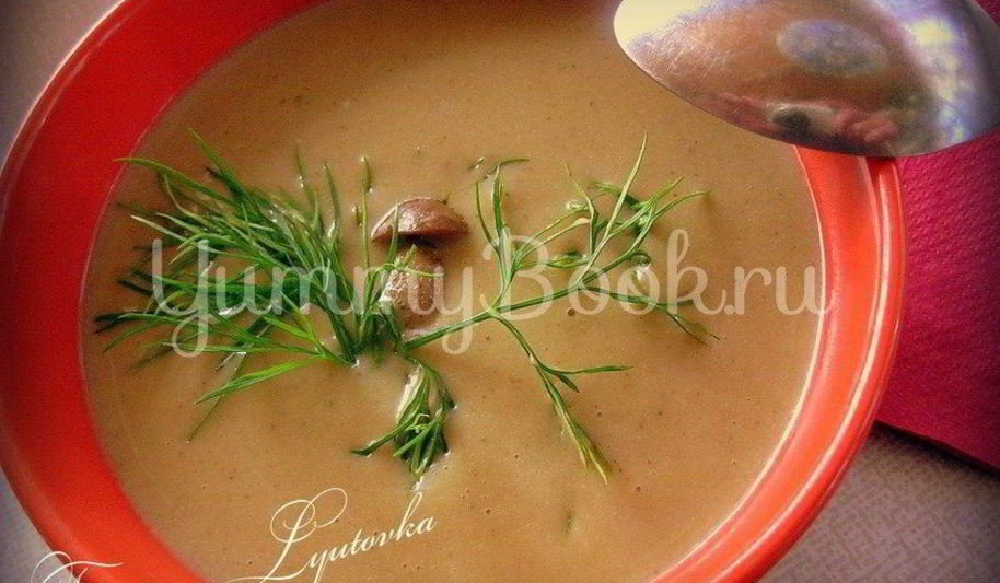 Рецепт супа-пюре из лесных грибов