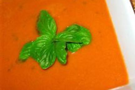 Суп-пюре из помидоров