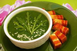 Суп-пюре из руколы