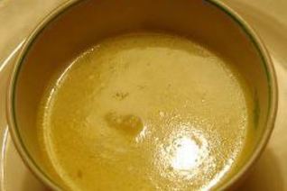 Суп пюре из топинамбура и картофеля