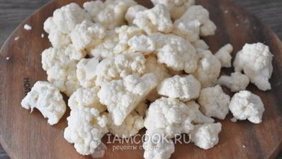 суп-пюре из цветной капусты и картофеля