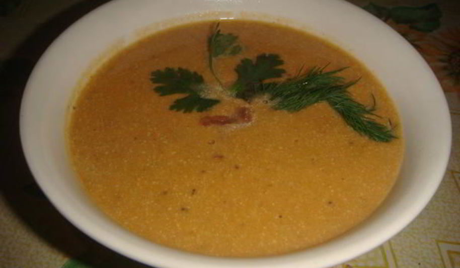 Рецепт супа-пюре из тыквы и морепродуктов