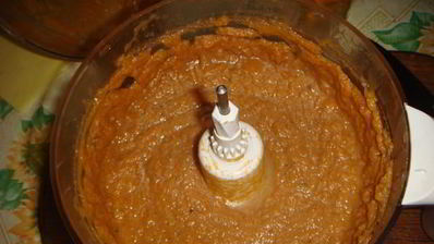 суп-пюре из тыквы и морепродуктов