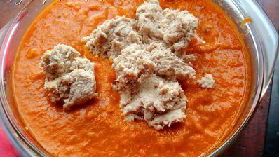 суп-пюре из запеченных овощей