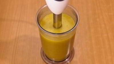 суп-пюре с кабачками и цветной капустой