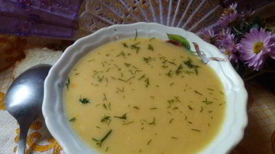 суп-пюре с тыквой нежный