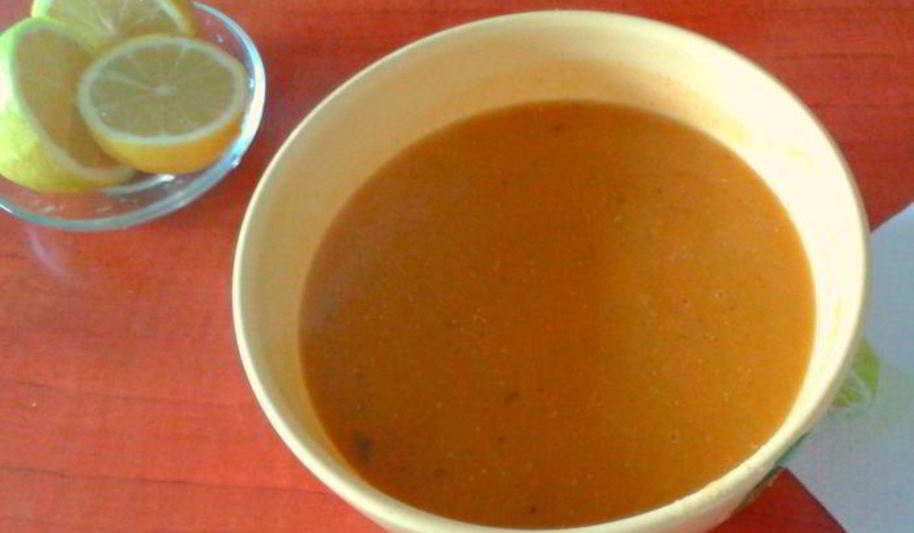 Рецепт турецкого супа-пюре из красной чечевицы