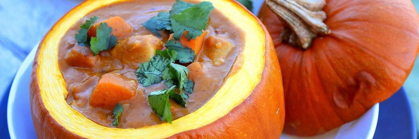 Тыквенный суп-пюре с курицей