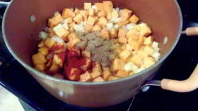 тыквенный суп-пюре с курицей