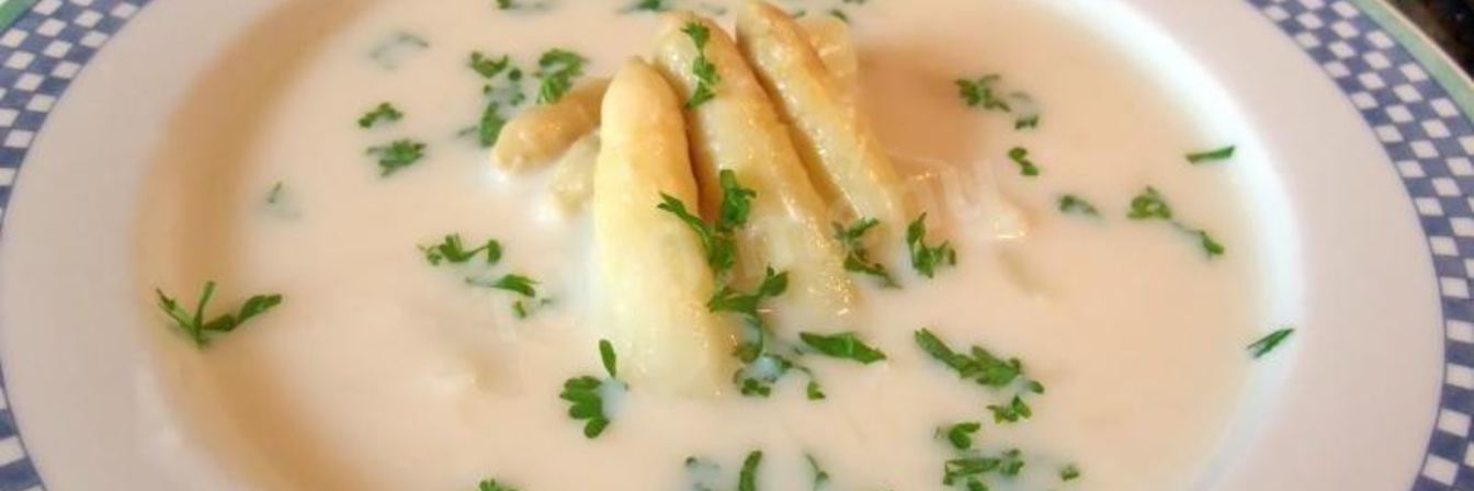 Вкусный и простой суп пюре из спаржи