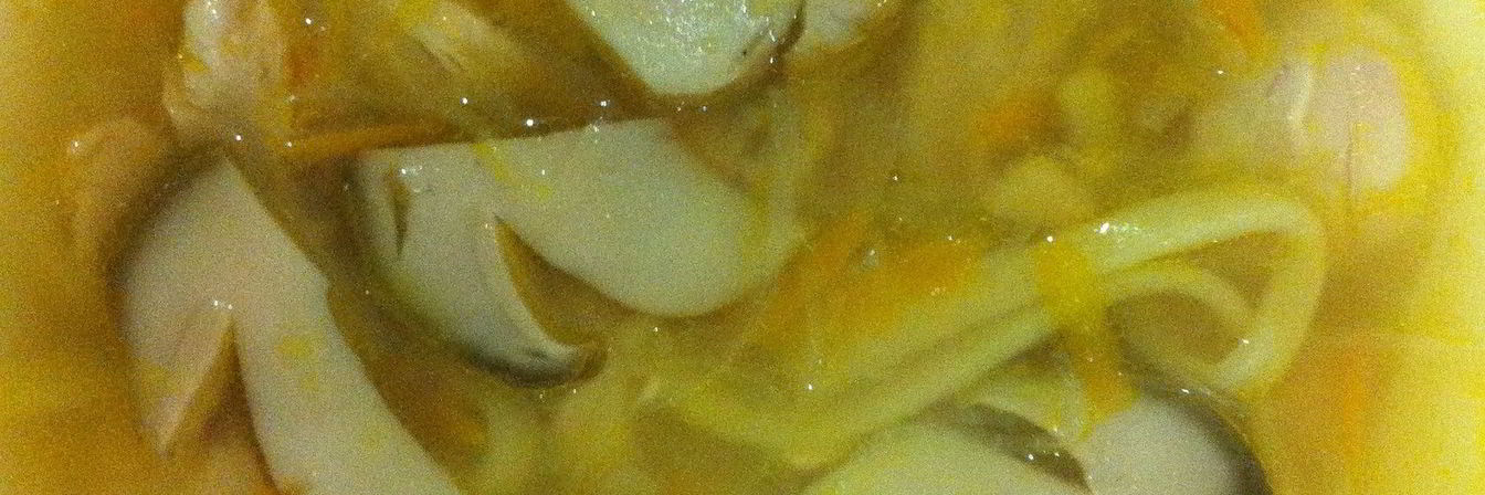 Суп с белыми грибами и курицей