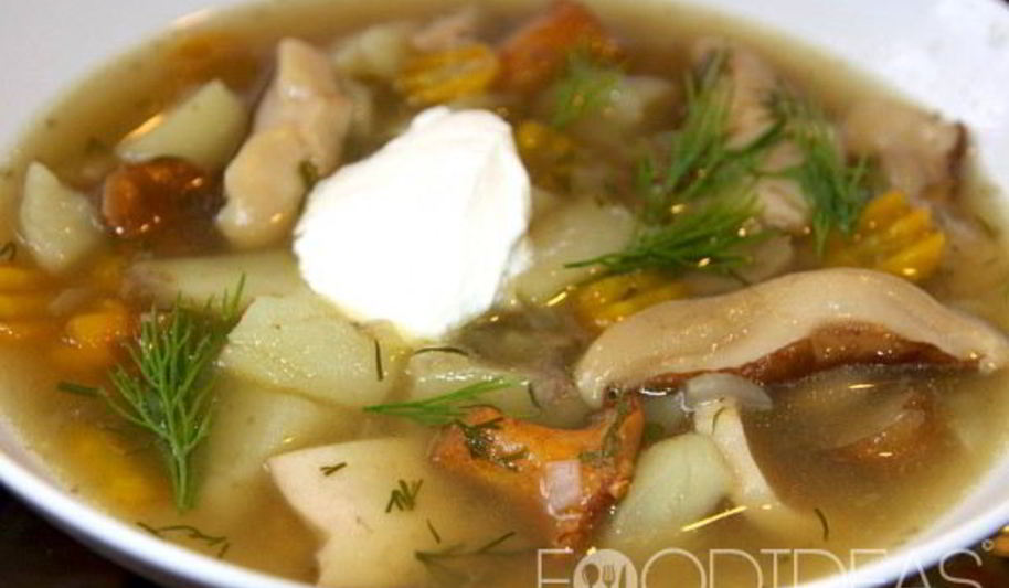 Рецепт супа с белыми грибами