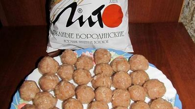 суп с куриными фрикадельками и отрубями лито