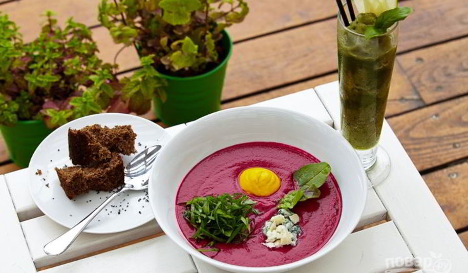 Рецепт супа со свеклой и щавелем