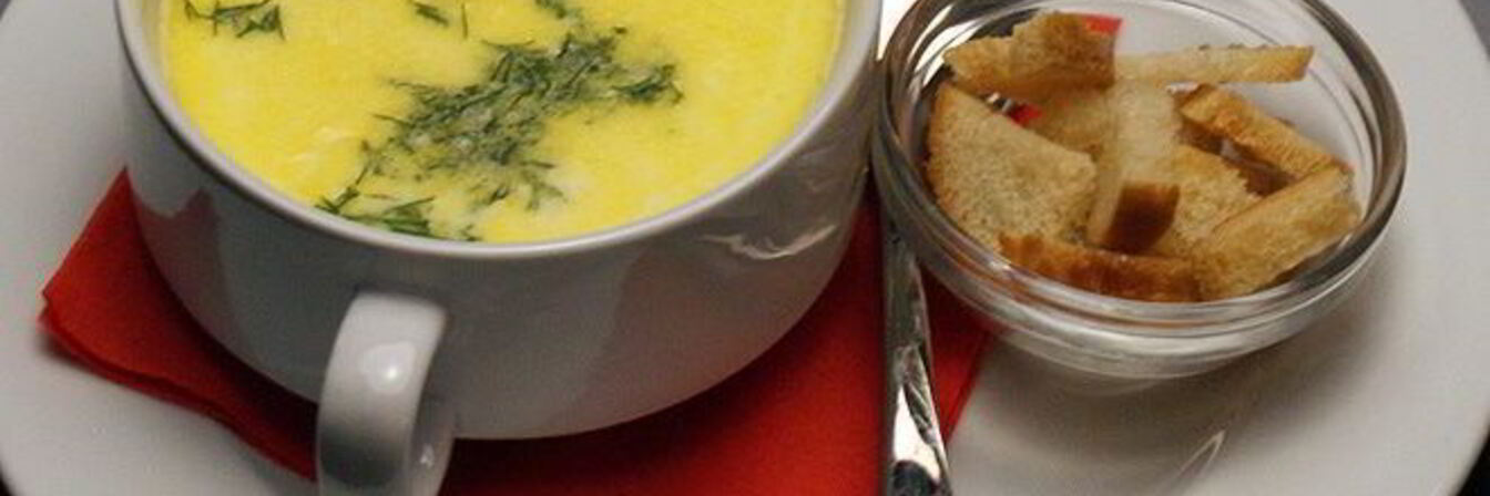 Сырный суп-пюре