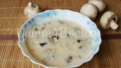 сырный суп с грибами