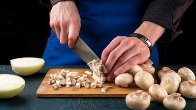 сырный суп с шампиньонами