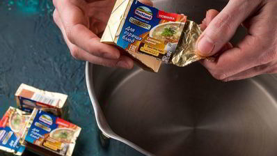 сырный суп с шампиньонами