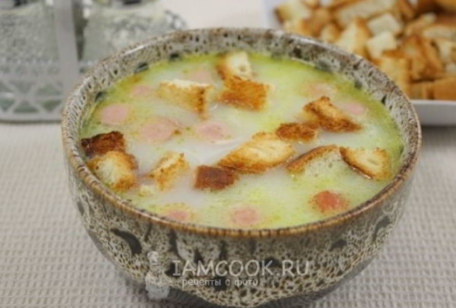 Сырный суп в мультиварке