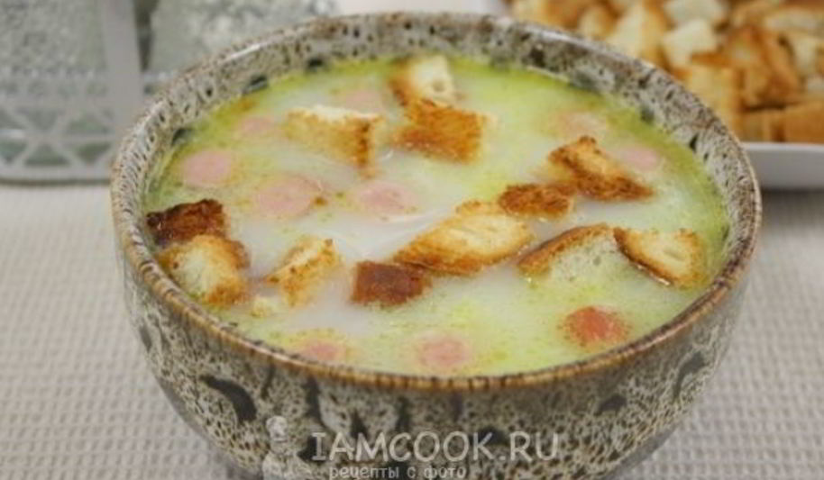 Рецепт сырного супа в мультиварке