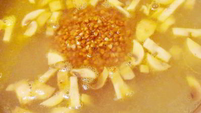 томленый грибной суп