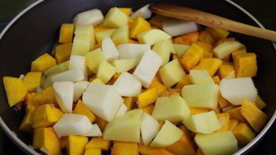 тыквенный суп с фетой