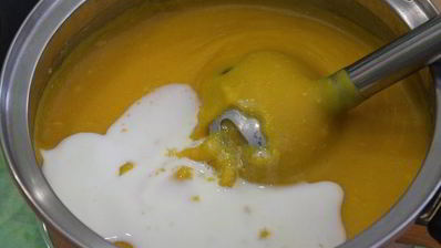 тыквенный суп с фетой