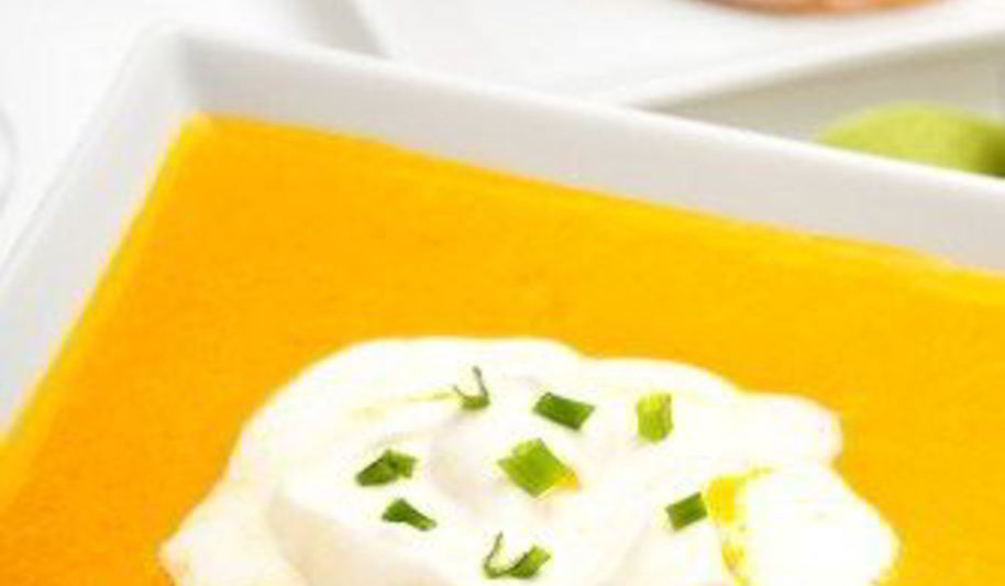 Рецепт тыквенного супа с кумином и сырными тостами