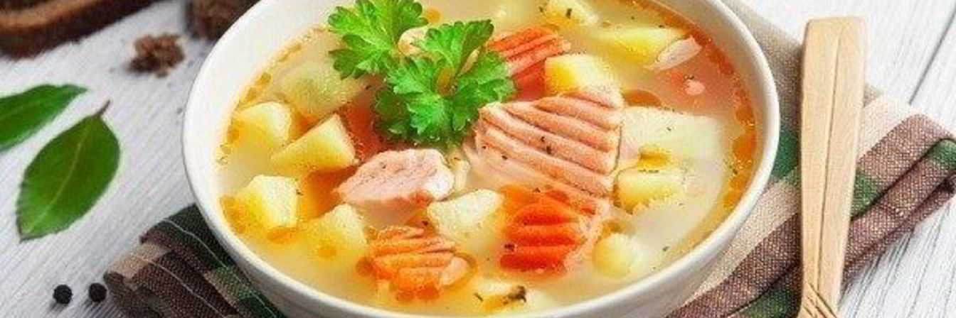 Уха из красной рыбы