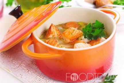 Уха из семги