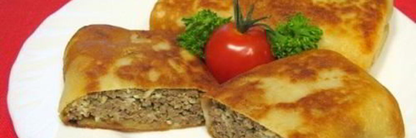 Блинчики с говяжьей печенью