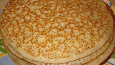 блины дрожжевые