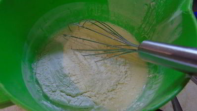 блины на двух видах молока