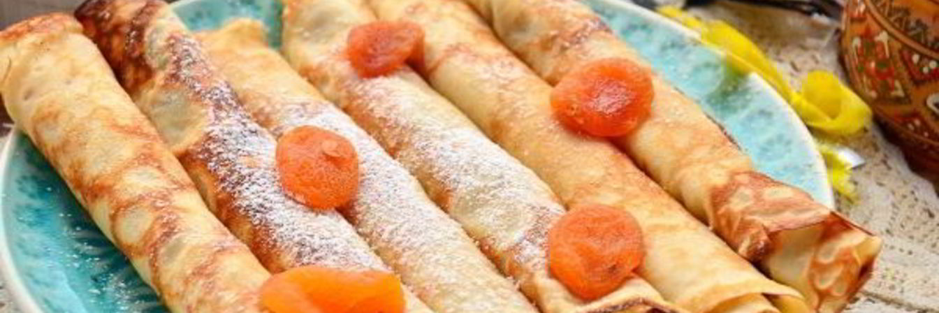 Блины на сметане и молоке