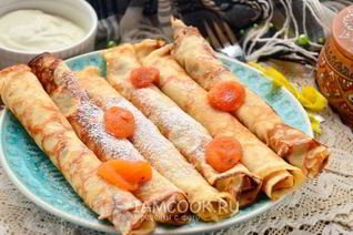 Блины на сметане и молоке