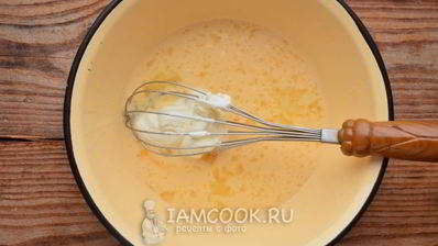 блины на сметане и молоке