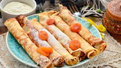 блины на сметане и молоке