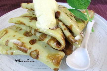 Блины на сыворотке