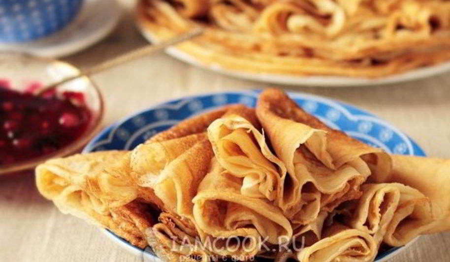 Рецепт быстрых блинов на молоке