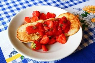 Диетические панкейки овсяные на молоке