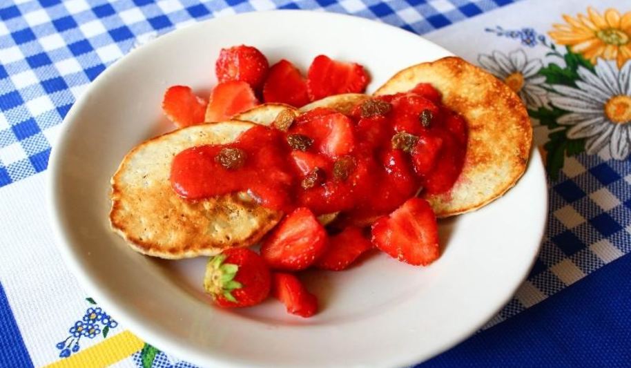 Рецепт диетических панкейков овсяных на молоке