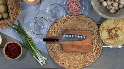 картофельные блины с начинкой