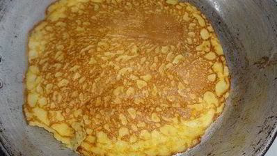 манно-тыквенные блинчики с ореховым соусом