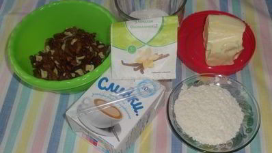 манно-тыквенные блинчики с ореховым соусом