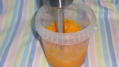 манно-тыквенные блинчики с ореховым соусом