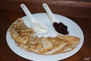 Блины на кефире