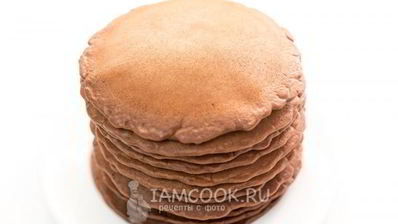 шоколадные панкейки