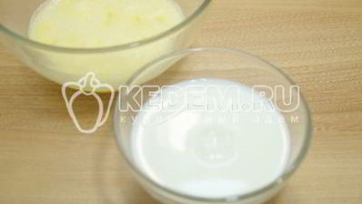 яичные блинчики с колбаской