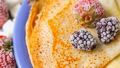 заварные блины на молоке и на кипятке